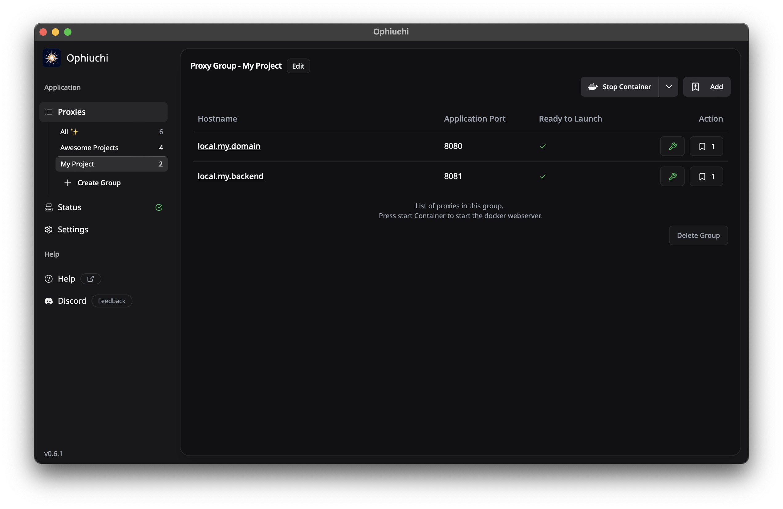 Product screenshot